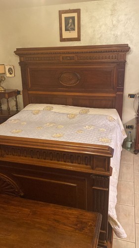 Antico letto matrimoniale - letto,