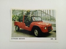 FIGURINA AUTO STEMMI MOTO ED. IMPERIA ANNI 70 CITROEN MEHARI n 93 DA RECUPERO