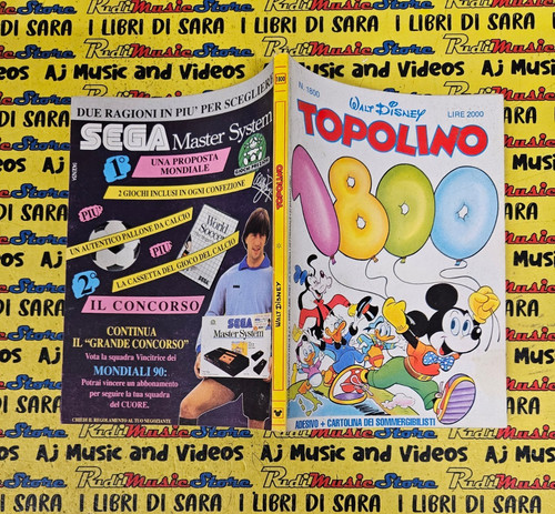 Comics fumetto topolino 1800 - comics,