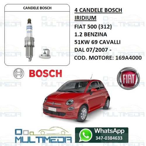 Candele bosch iridium fiat - 4,