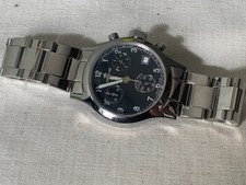 Lorenz Chronograph Quartz Swiss Made Eta 251272 cassa bracciale acciaio anni 90