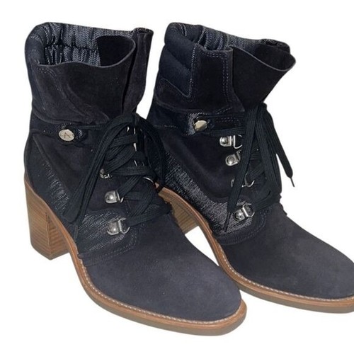Aquatalia blue suede denim - suede,
