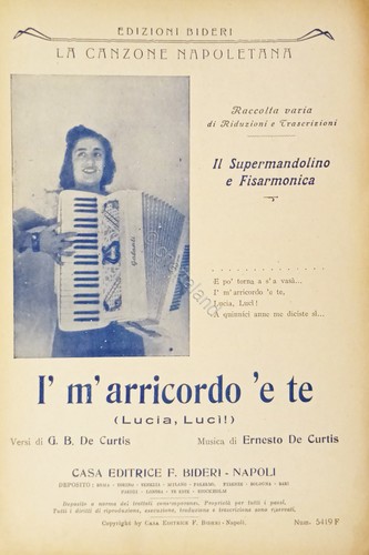 Spartiti m arricordo - i', 'e