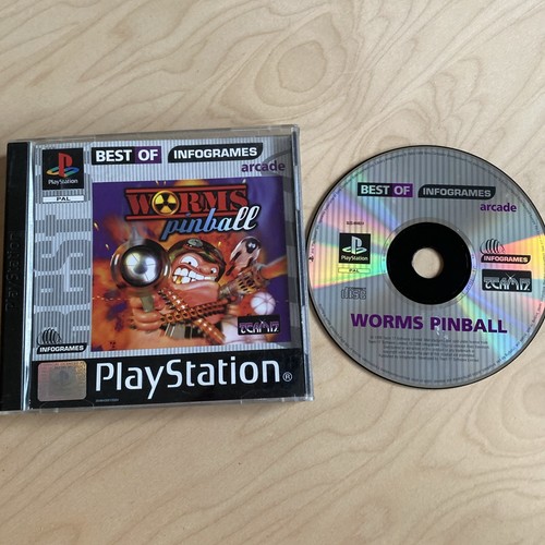 Jeu ps1 worms - pinball,