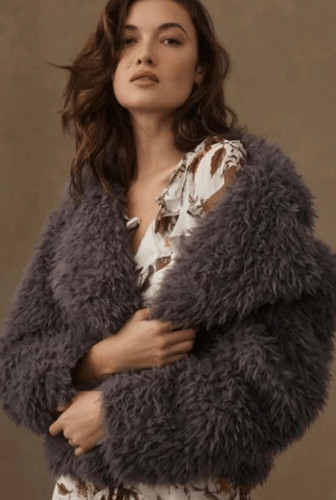 Anthropologie shaggy giacca - anthropologie,