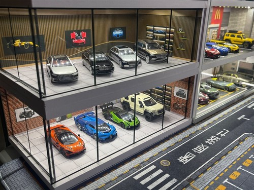 Diorama garage modello - 1:64,