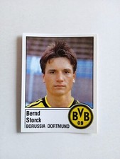 FIGURINA PANINI FUSSBALL 87 GERMANIA BORUSSIA DORTMUND STORCK n 69 CON VELINA