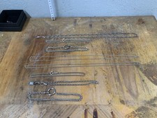 Stock No. 8 Catene Orologi Da Tasca Vintage 