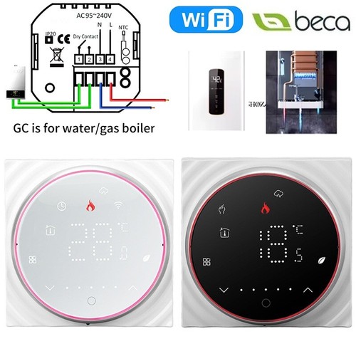 Termostato smart wifi rotondo - termostato,