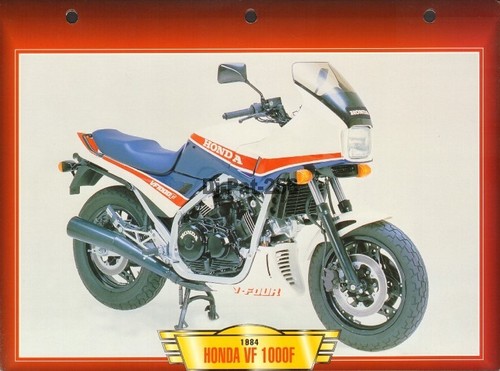 Fiche moto honda - fiche, vf