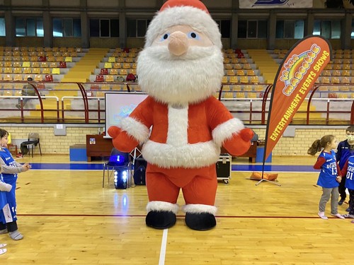 Mascotte gonfiabile babbo - mascotte,