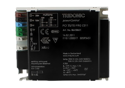Tridonic powercontrol pci - tridonic,