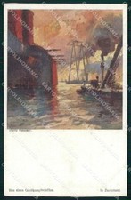 WW1 Austrian Propaganda Marine Roten Kreuzes H. Heusser cartolina XB6963