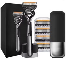 Rasoio da barba Fusion ProGlide Flexball manico in resina personalizzato Gillette