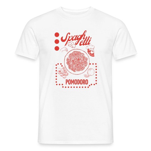 Maglietta spaghetti pomodoro - maglietta,