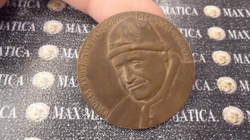 Medaglia bronzo giovanni xxiii - medaglia,