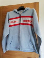 FELPA ST. DIEGO taglia L, cotone felpato con cappuccio 