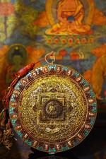 Tibetan Silver Gem gZi Beads