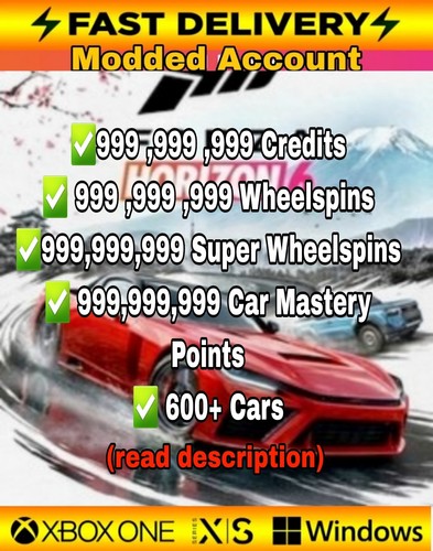 Account modded forza - account,