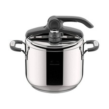 Lagostina Briosa Pentola a Pressione 7 L 22 cm LagoEasy’Up Acciaio Inox 01004401