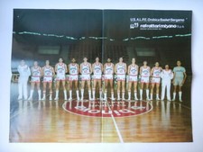 BASKET pallacanestro US ALPE OROBICA BERGAMO Binova poster manifesto 9