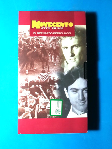 Vhs film novecento atto primo - vhs,