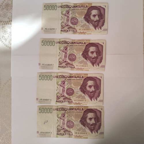 Banconote italiane lire - banconote,