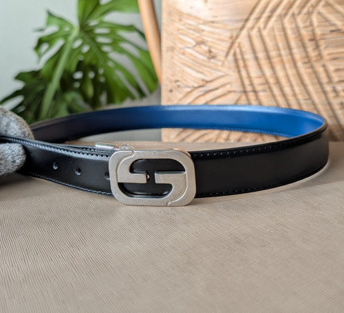 Cintura gucci reversibile - reversibile, blu