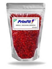 Olio di Krill Antartico Omega 3 Puro 1200 mg - 100 Perle - Astaxantina - Colina