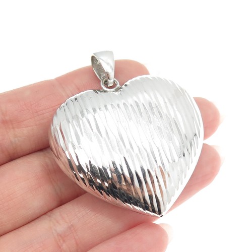 Ciondolo cuore gonfio - , gioielli