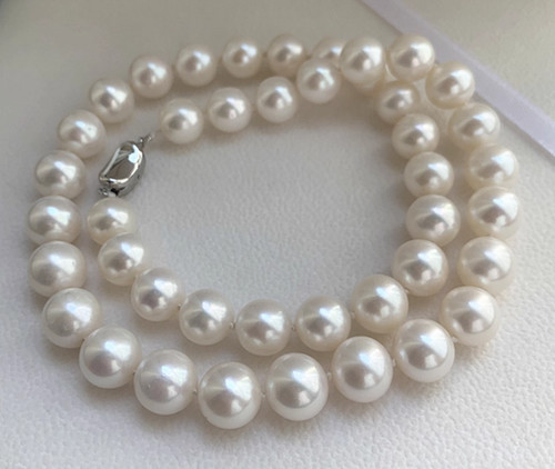 Collana perle bianche aaaa - di,