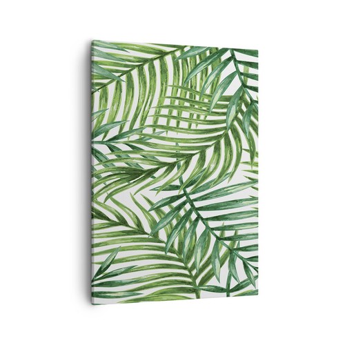 Quadro tela 50x70cm palma - tela,