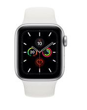 Apple Watch Series 5 GPS+Cellular 40mm Cassa di Alluminio Argenta, Cinturino...