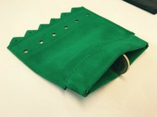 BORSELLINO VERDE VERO CAMOSCIO PORTA OGGETTI /TRUCCHI /GIOIE/CARTE BORSA MONETE 