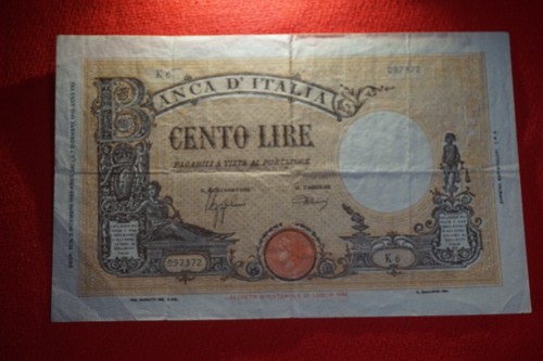 Banconota 100 lire - 100,