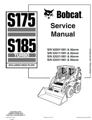Manuali bobcat s175 - 3,