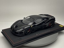 BBR1/18 P18171L1 Ferrari F8 Tributo Black 1250 (MR AUTOART D&G KYOSHO HH CMC)