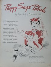 1938 Peggy Sage Salon manicure