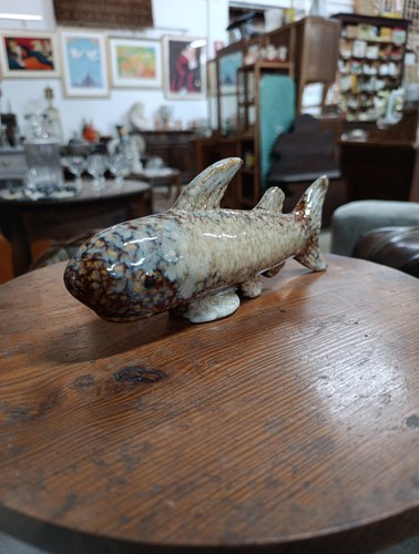 Statuetta pesce ceramica - statuetta,