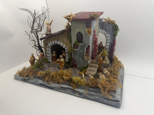 Presepe artigianale con - artigianale,