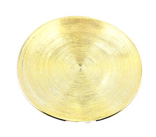 Piatto con rivestimento oro