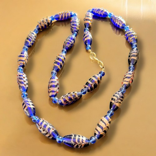 Collana veneziana vetro di - veneziana, in