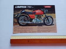 Laverda 750 S - GT 1970 depliant originale ITALIANO