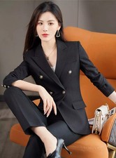 Tailleur Nero 2 Pezzi Slim