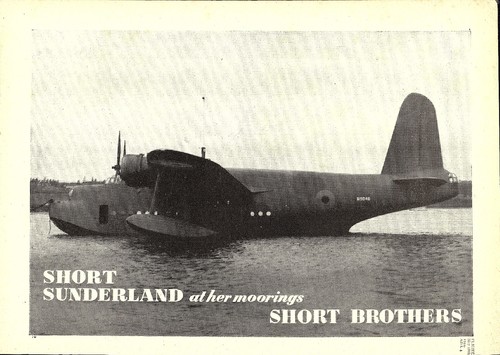 Ww2 short sunderland air - sunderland, air-sea