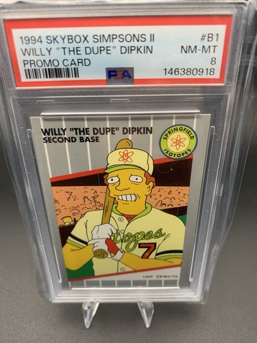 1994 skybox simpsons willy - simpsons,