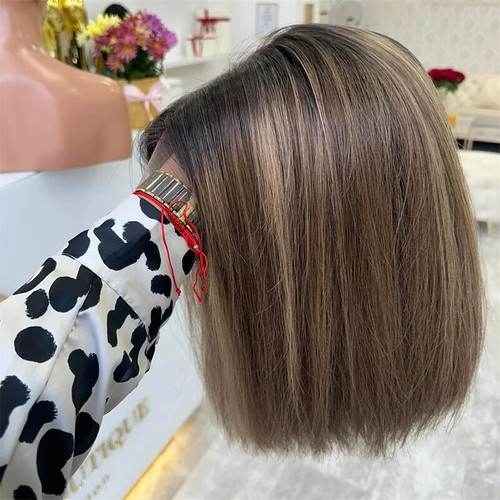 Parrucca capelli umani - , marrone