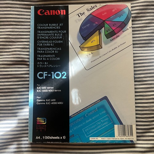 Trasparenti canon 102 a - 50,