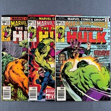 Lotto 3: MARVEL SUPER-HEROES #61 #62 #63 High Grade (1976 Bronze Age Marvel) Hulk