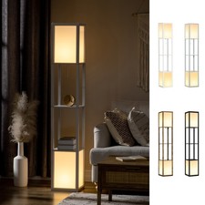 Floor lamp with shelves - floor, and